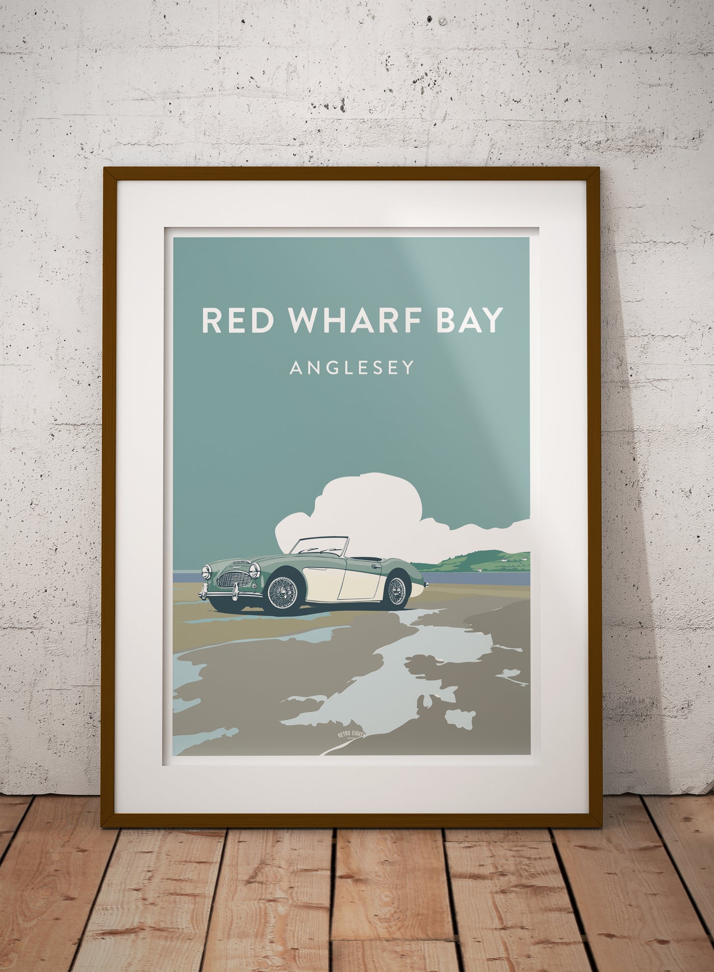 'Red Wharf Bay' Big Healey Prints