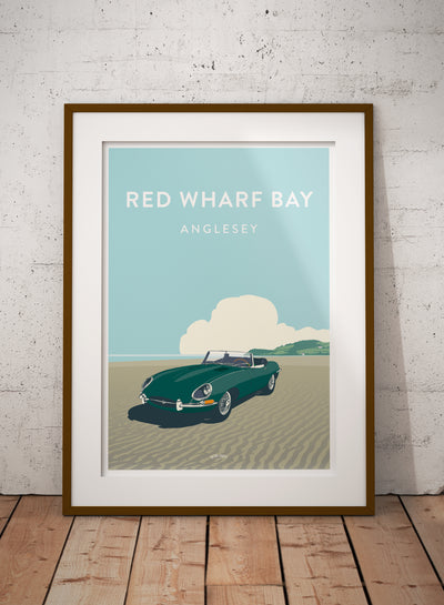 'Red Wharf Bay' E type Prints