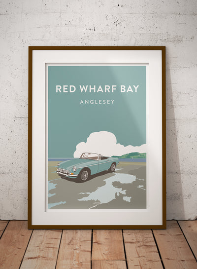 'Red Wharf Bay' MGB Prints