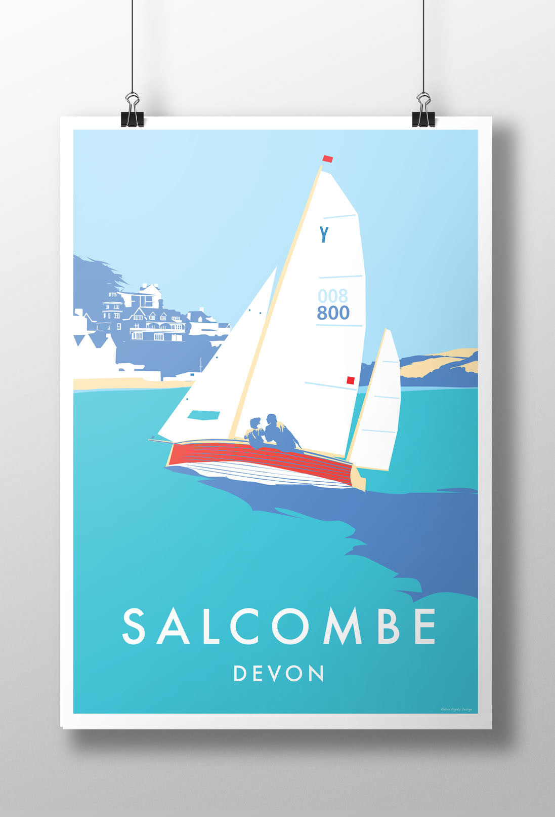 'Salcombe' yawl print