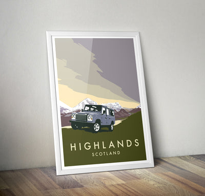 'Highlands' print LWB