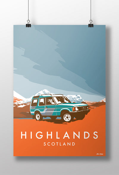 Disco 'Highlands' print
