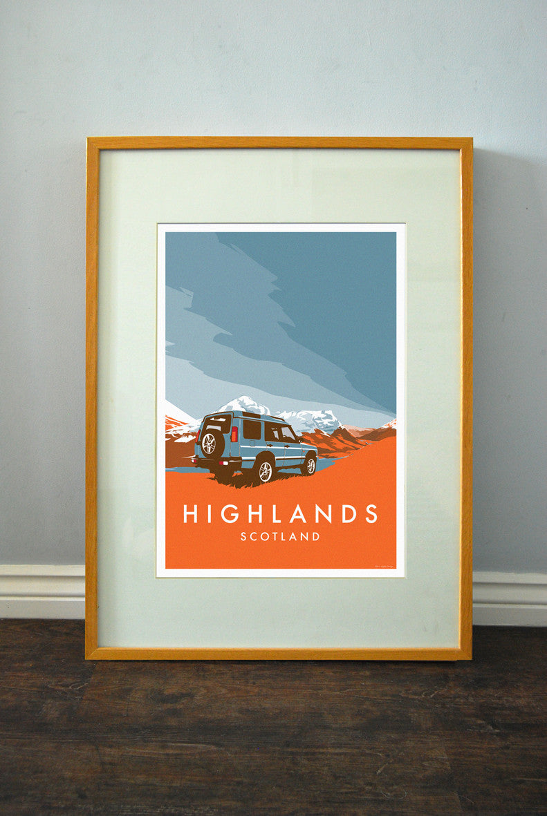 'Highlands' Disco D2 print