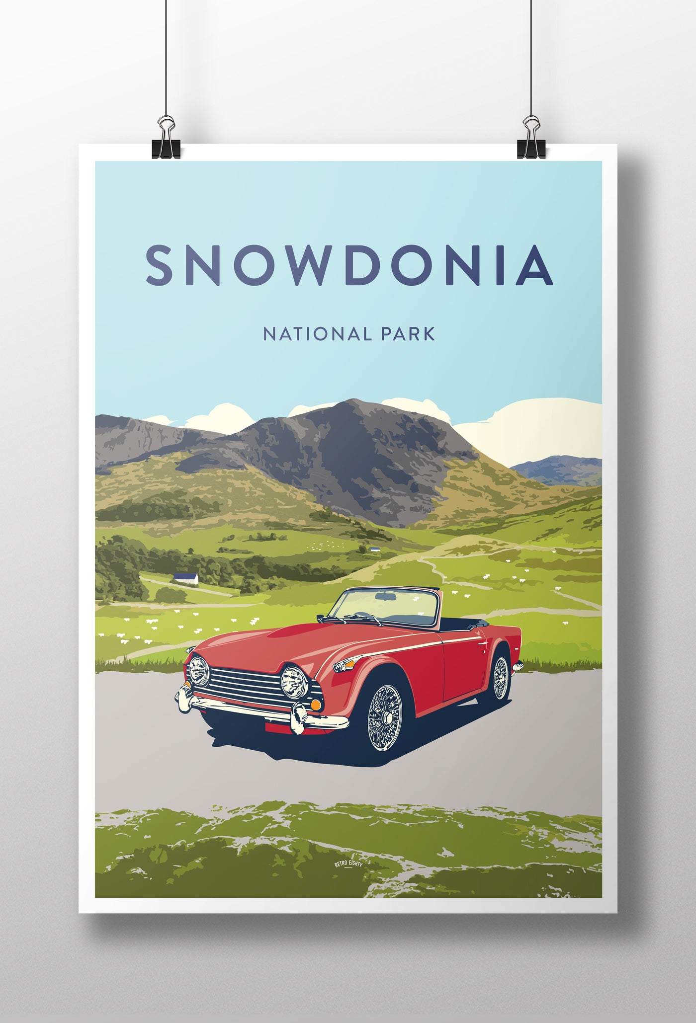 'Snowdonia' TR5 Prints