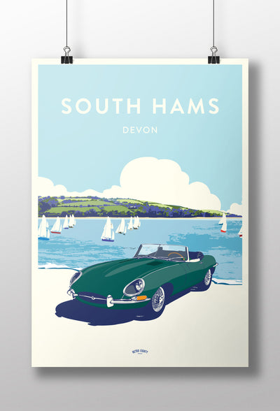 'South Hams' E type Prints