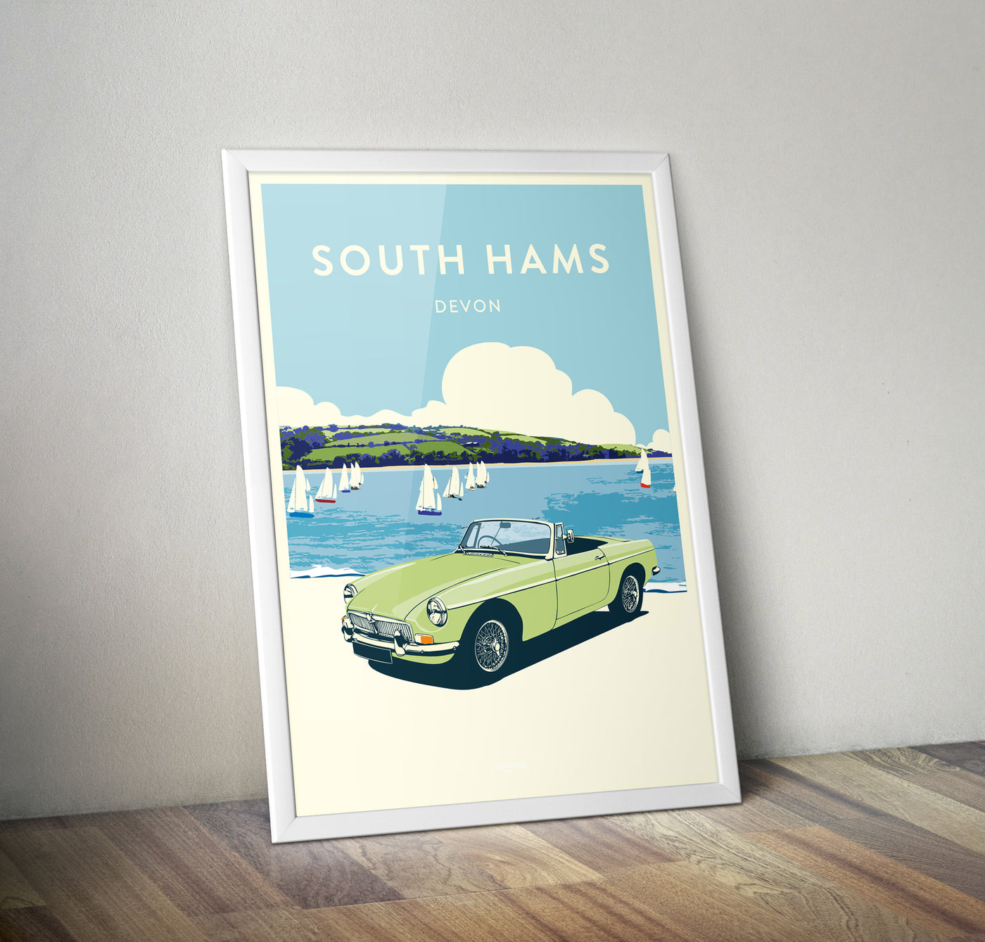 'South Hams, Devon' MGB Prints