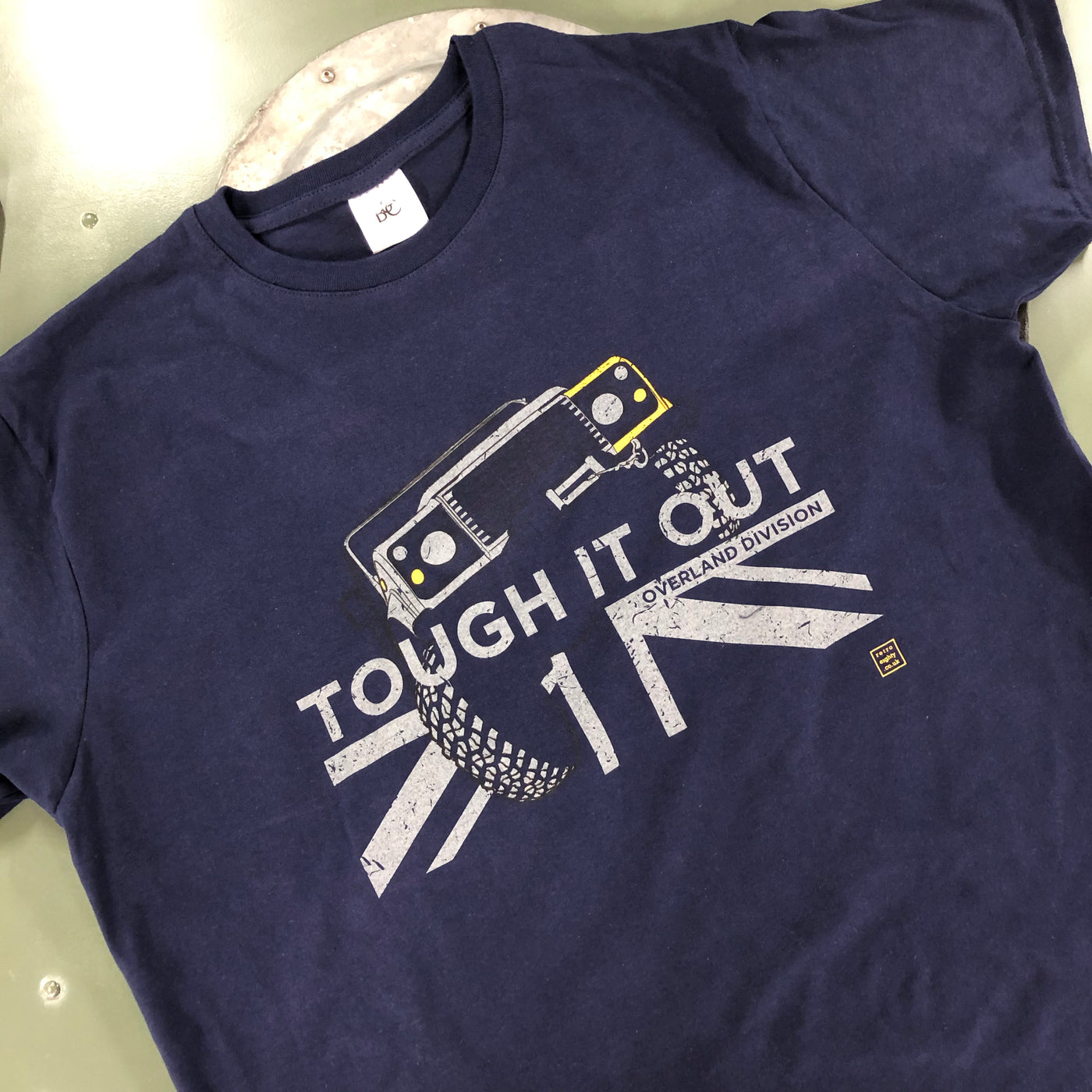 'Tough it Out' t-shirt - Unisex B&C Urban Navy