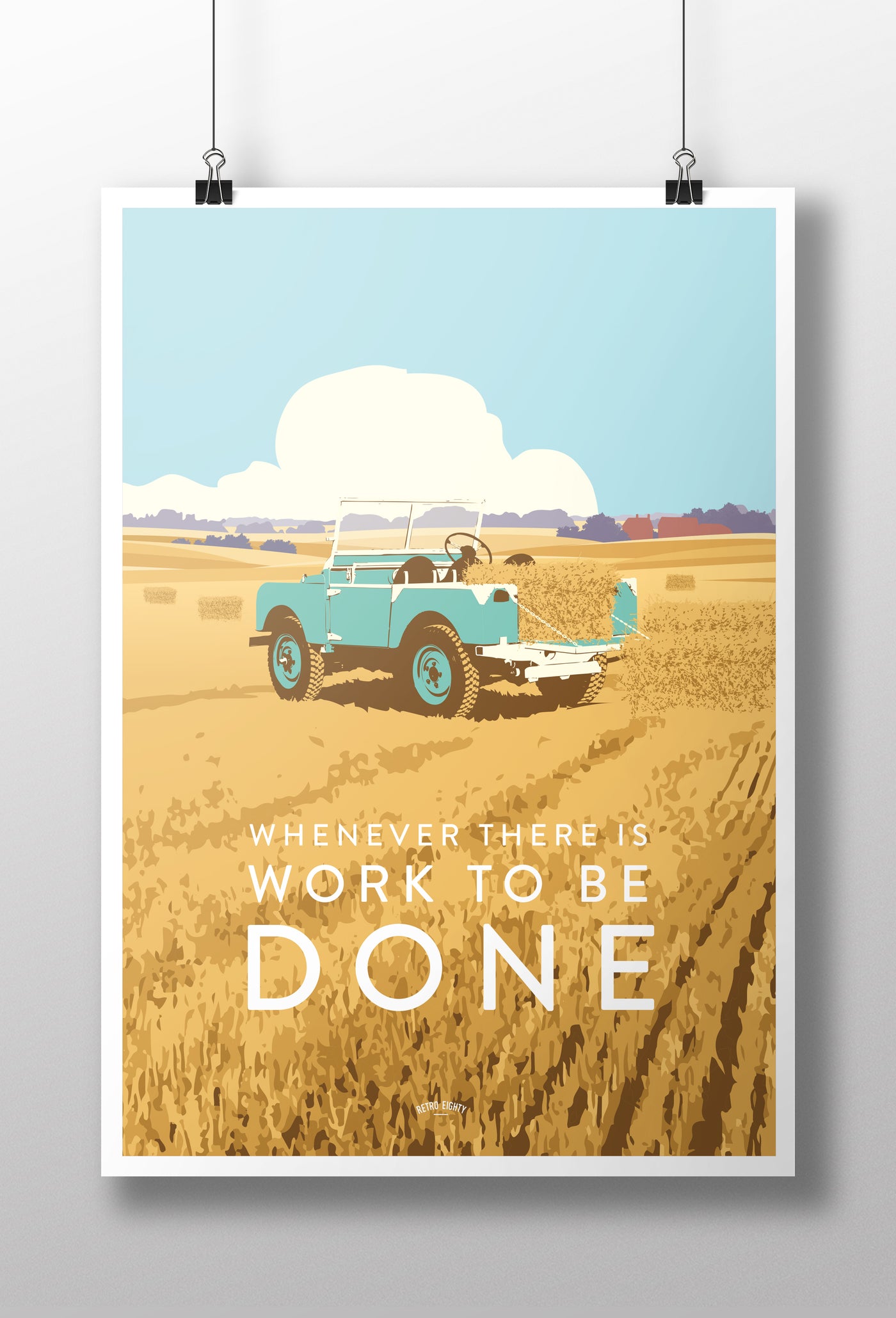 'Whenever there is work to be done' Series One Prints