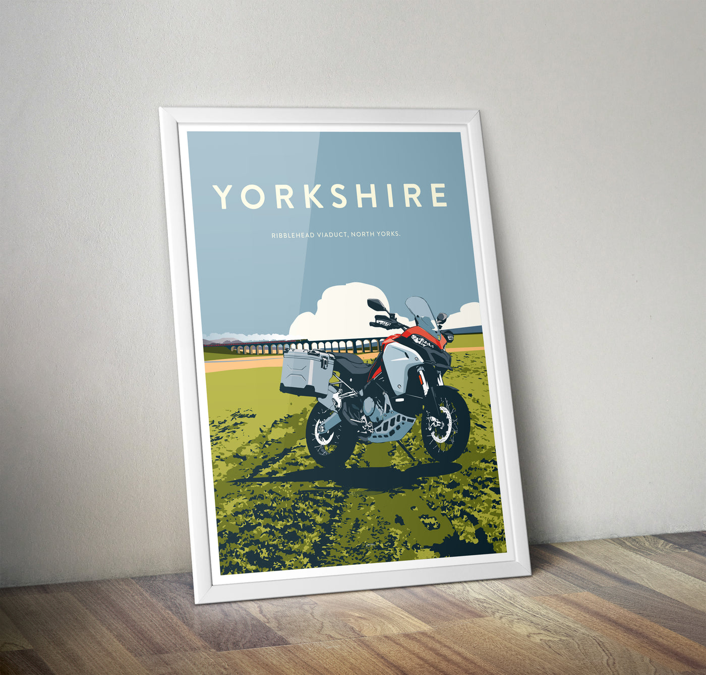 'Yorkshire' Ducati Multistrada Overland print